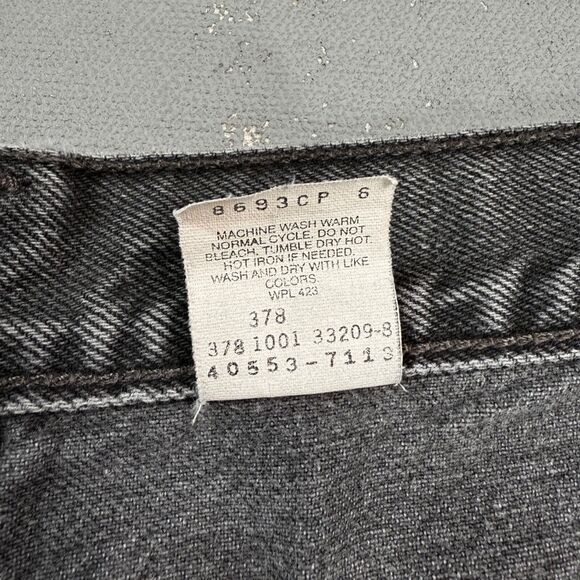 Vintage 2001 Levi's 550 Red Tab Jeans "Every Garment Guaranteed" Fit 33 x 34 - Picture 5 of 8